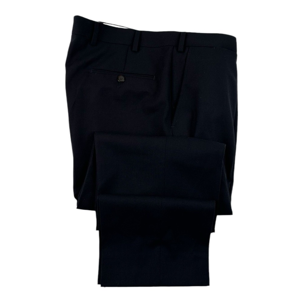 Suit Supply Blue Soho Traveller Lanificio Cerruti Trouser Size 36x28